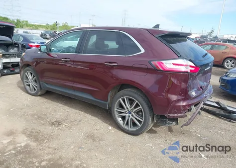 2021 Ford Edge Titanium from USA, damaged, VIN 2FMPK4K99MBA41965